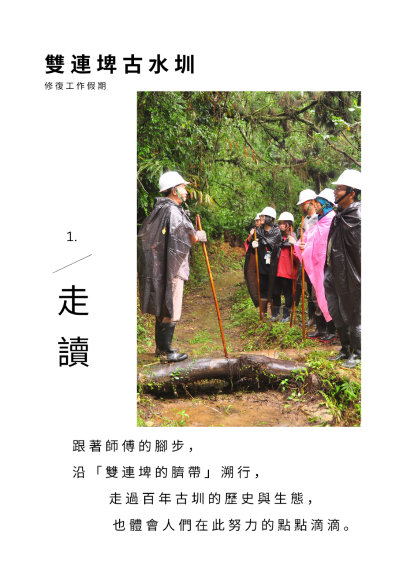 雙連埤古水圳 修復工作假期-1